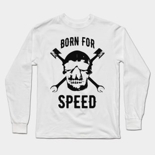 Motorcycle Speed Motorcyclist Gift Long Sleeve T-Shirt